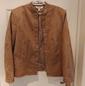 TRADITION Faux Suede Jacket Western Country Style